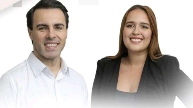 Os âncoras do 'CBN São Paulo', Rafael Colombo e Marcella Lourenzetto