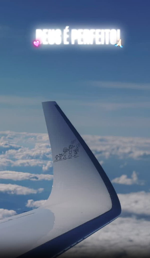 Zé Felipe usa jatinho com desenho de Virginia e filhos. Vídeo