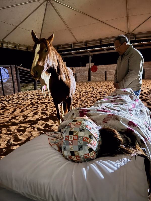 Anitta passa por terapia de cura com cavalos: entenda procedimento