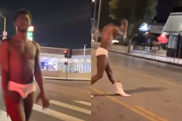 Lil Nas X é hospitalizado após ser flagrado só de cueca e bota na rua
