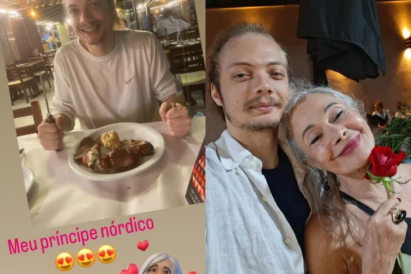 Tânia Alves celebra um ano de namoro com músico 49 anos mais novo - destaque galeria