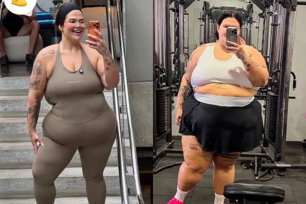 Thais Carla surge pronta para treino e impressiona após perder 75 kg - destaque galeria