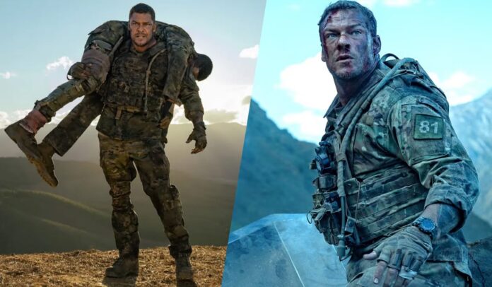 Filme de ficção científica Máquina de Guerra foi mais desafiador fisicamente que Reacher diz Alan Ritchson