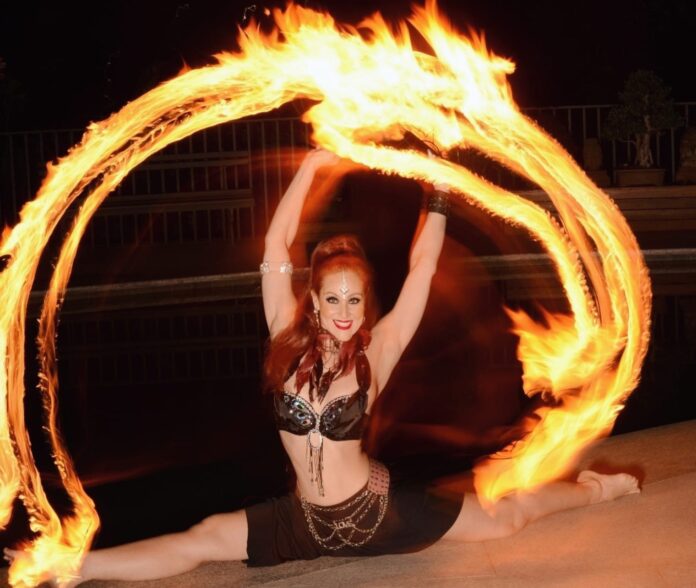 Brazilian-American award-winning actress, singer, dancer, producer, and embodiment facilitator Tatiana Monteiro led the Goddesses of the Sun retreat in Woodland Hills.